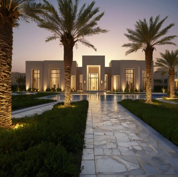 Villa Landscaping Services in Khalifa City Abu Dhabi UAE