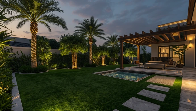 Landscaping in West Yas Abu Dhabi