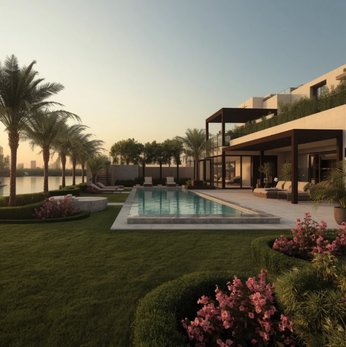 Expert gardening services in Yas Island Abu Dhabi for villas and residences. We specialize in landscaping, garden maintenance, irrigation systems, and poolside design.