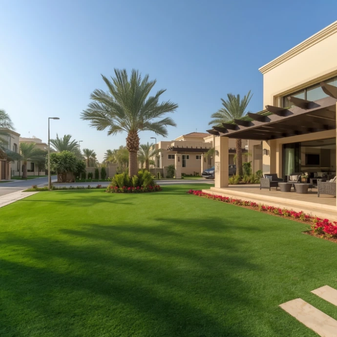 Professional gardeners in Al Muroor Abu Dhabi offering landscape design, garden maintenance, lawn installation, tree care, and irrigation solutions for beautiful outdoor spaces.