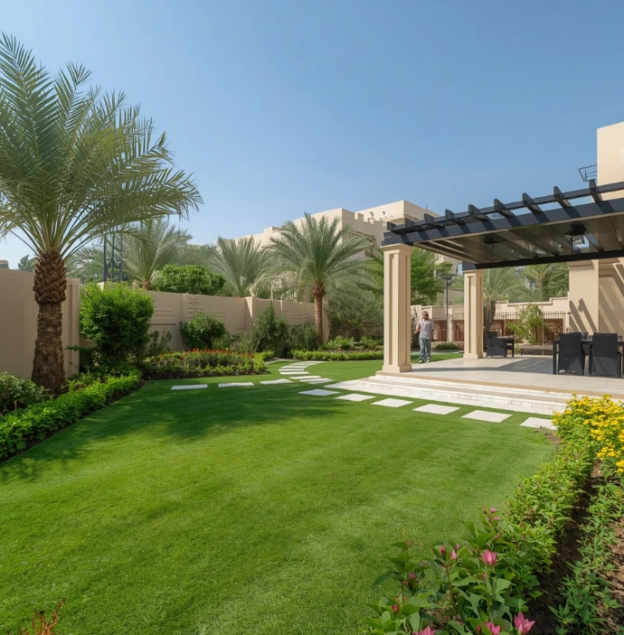 Skilled gardening and maintenance services in Al Khalidiyah Abu Dhabi. Professional landscaping, lawn care, irrigation systems, garden maintenance, and outdoor improvement solutions.