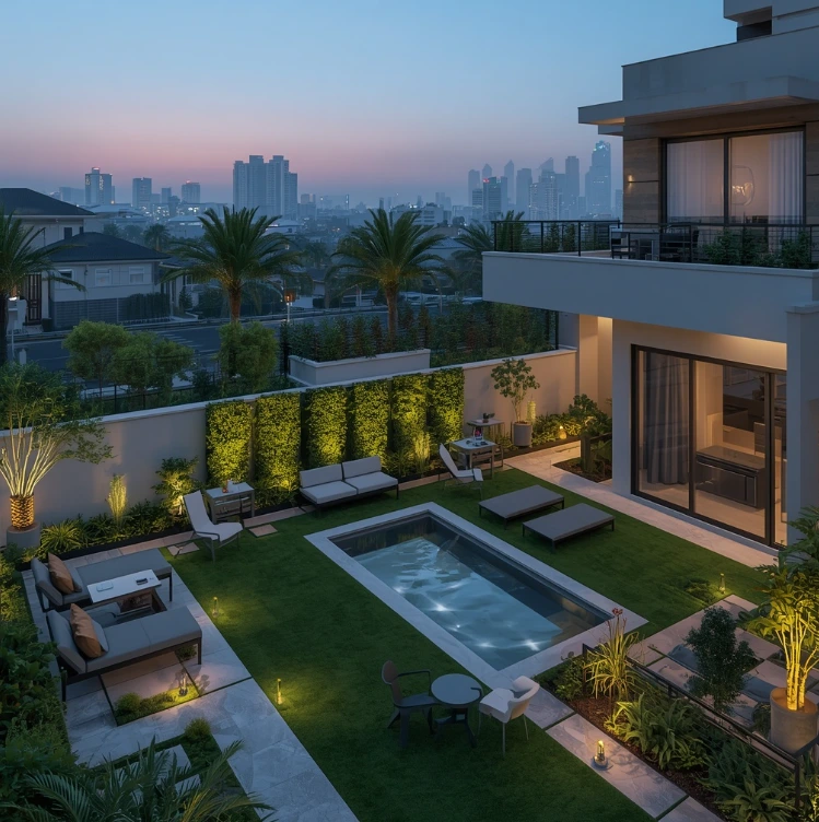 environments in Al Khalidiyah Abu Dhabi with expert landscaping, rooftop gardens, and stylish designs. Create elegant urban outdoor environments in Al Khalidiyah Abu Dhabi with expert landscaping, rooftop gardens, and stylish designs.