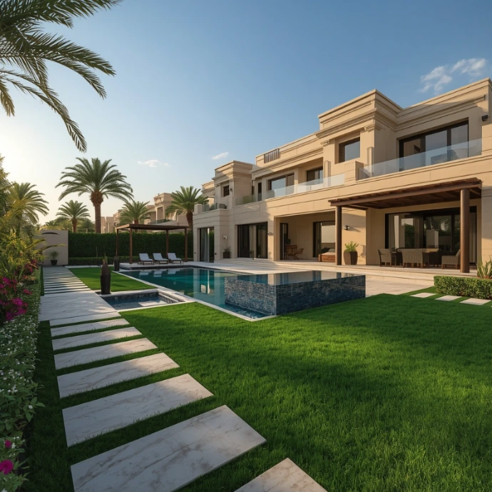 Choose Green Sights Landscaping LLC for reliable landscaping in Al Safa Dubai, delivering premium gardens, pool maintenance, and complete outdoor transformations for every villa.