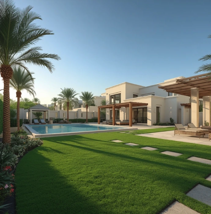 Trust Green Sights Landscaping LLC for expert landscaping in Al Satwa Dubai, offering custom gardens, pool maintenance, and complete outdoor transformations for luxury villas.