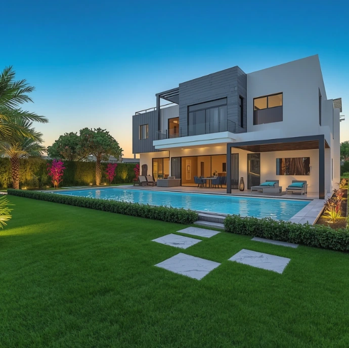 Trust Green Sights Landscaping LLC for professional landscaping in Dubai Production City IMPZ Dubai, offering elegant gardens, pool maintenance, and complete outdoor transformations.
