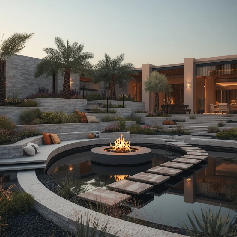 Warsan Dubai designing elegant outdoor spaces with colorful flowers, gazebos, premium artificial grass, pool areas, and sustainable landscape solutions. Trusted landscape experts in Warsan Dubai designing elegant outdoor spaces with colorful flowers, gazebos, premium artificial grass, pool areas, and sustainable landscape solutions.