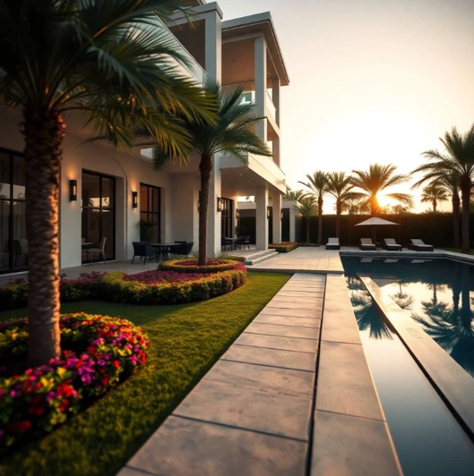Upgrade your property with Garden Design and Landscaping in Al Jimi, Al Ain, featuring custom gardens, healthy lawns, tree care, irrigation, and seasonal maintenance.