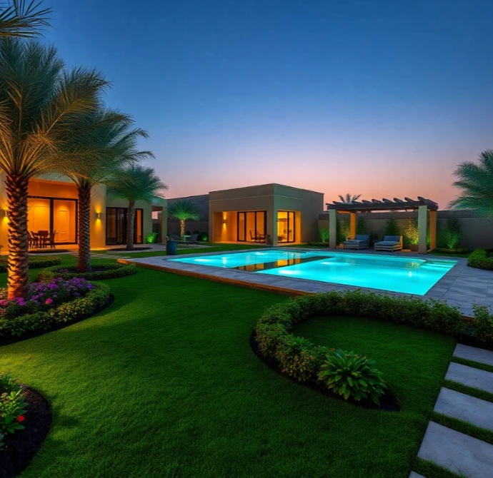 Enhance your villa or business with Greensite Landscaping providing trusted Garden Design and Landscaping in Asharej Al Ain for beautiful, functional outdoor environments.