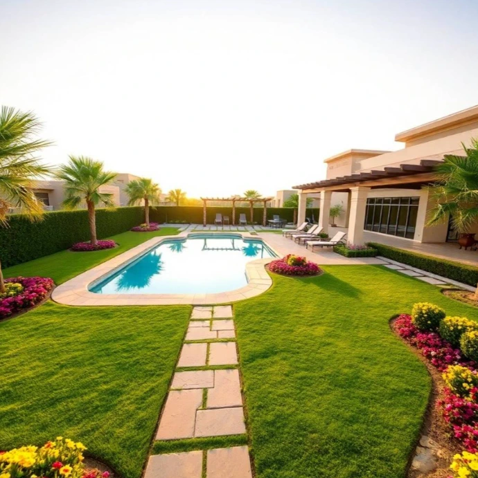 Enhance your property's beauty with Greensite Landscaping providing trusted Garden Design and Landscaping in Al Qattara Al Ain for villas, homes, and businesses.