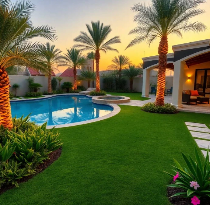 Choose expert garden design and landscaping in Kuwaitat Al Ain for villas, homes, and businesses. Complete maintenance, planting, irrigation, and lawn care.