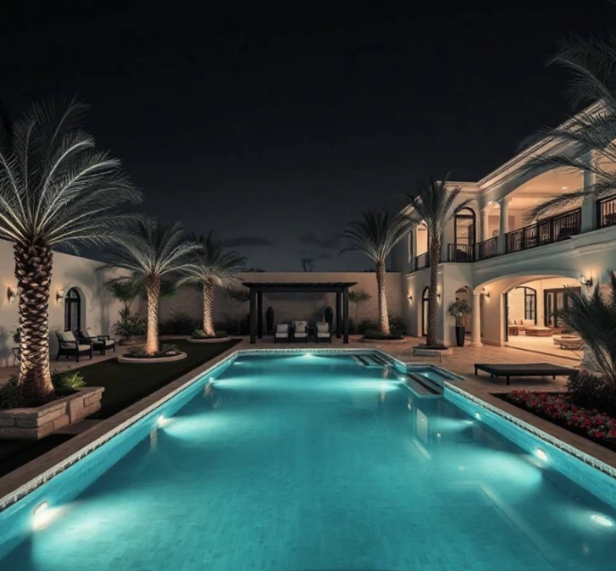 Enhance your villa or business with Greensite premium garden design and landscaping in Aljada, Sharjah. Creative landscapes and expert maintenance.