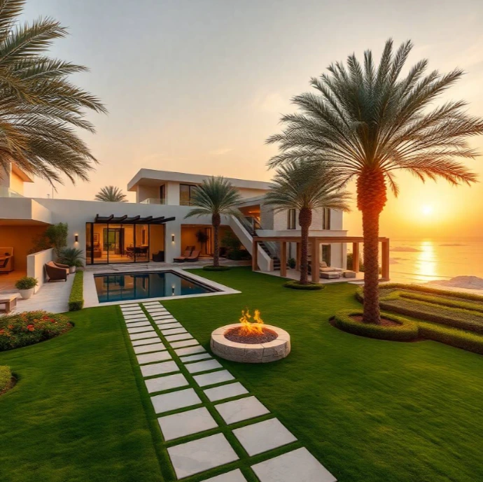 Greensite offers professional garden design and landscaping in Al Rahmaniya, Sharjah with elegant outdoor spaces, lawn care, irrigation, and seasonal care.