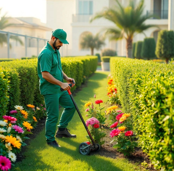 garden design and landscaping in Al Fisht Sharjah with luxury villa gardens, irrigation, maintenance, and elegant outdoor living solutions.