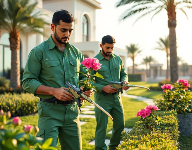 lush climate-appropriate greenery, refined residential atmosphere, warm sunset illumination, professional luxury landscaping photography, full-frame DSLR, 50mm lens, realistic architectural materials and foliage, natural shadows, ultra-photorealistic, no cartoon, no CGI, no illustration, no artificial AI appearance.