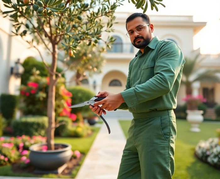 gentle morning sunlight, professional pool landscaping advertisement photography, full-frame DSLR, 85mm lens, realistic depth of field, natural shadows, true-to-life colors, ultra-photorealistic, no cartoon, no CGI, no illustration, no distorted anatomy, no extra fingers, no artificial AI appearance.
