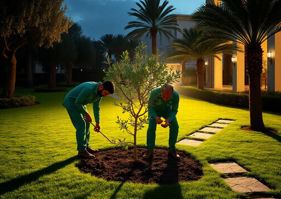 Greensite Landscaping delivers complete garden maintenance in Jumeirah Golf Estates, including lawn care, pruning, planting and irrigation services.