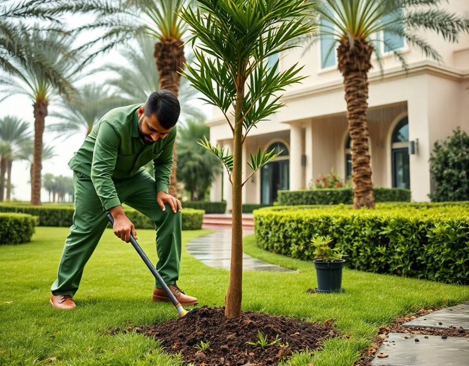 Greensite Landscaping offers complete garden landscaping in Jumeirah Park Dubai, including lawn care, tree planting, pruning, irrigation and garden care.