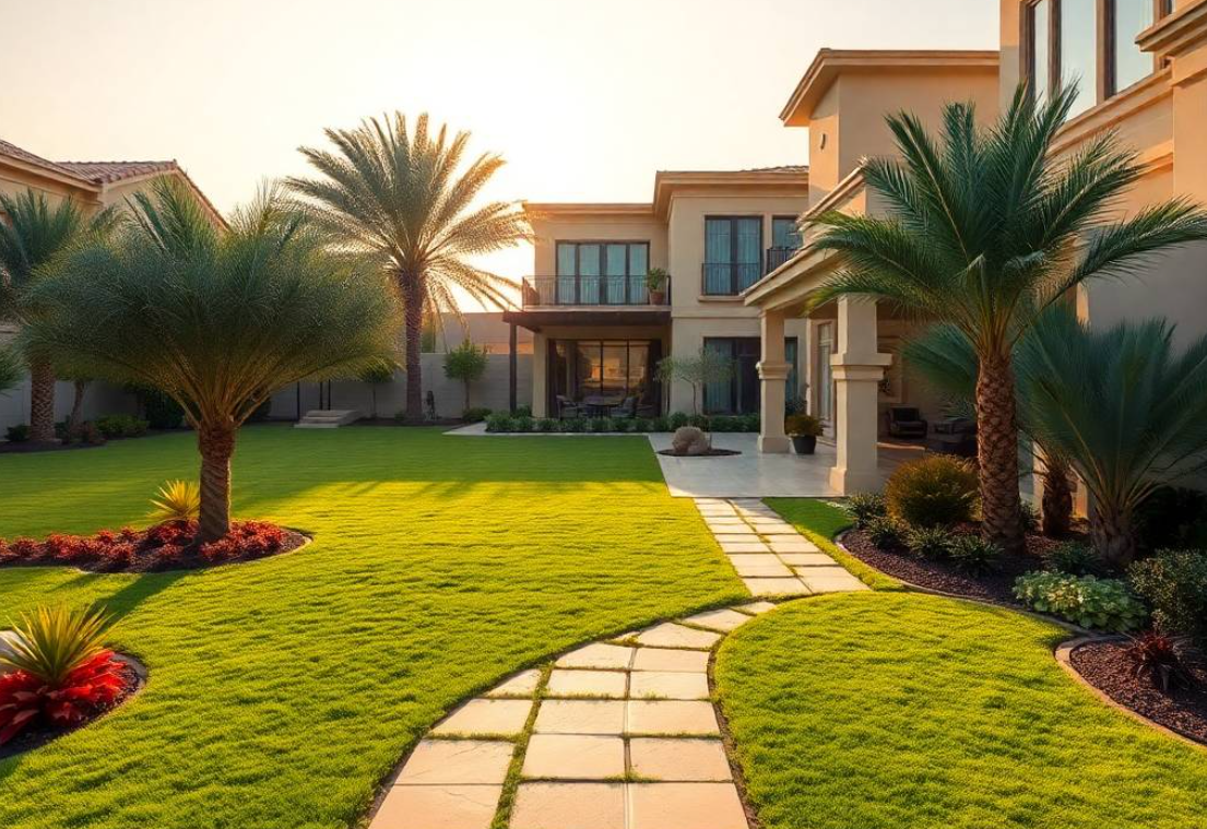 Keep your Jumeirah Islands garden greener with professional landscaping, irrigation care, lawn maintenance, planting and seasonal garden improvement services.
