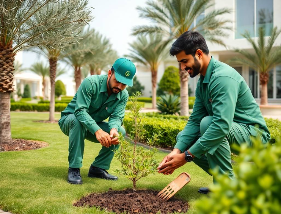 Get complete garden maintenance in Pearl Jumeirah Dubai, including pruning, lawn care, tree planting, fertilization, irrigation and landscape improvements.
