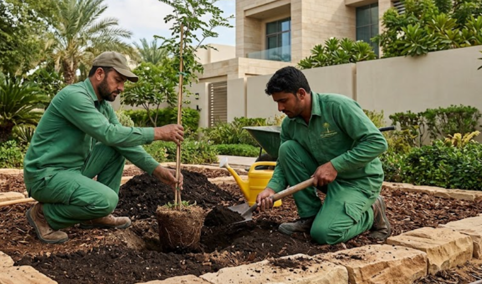 Maintain a greener Al Forsan Village Abu Dhabi garden with expert landscaping, irrigation care, lawn maintenance, planting and seasonal garden improvement services.