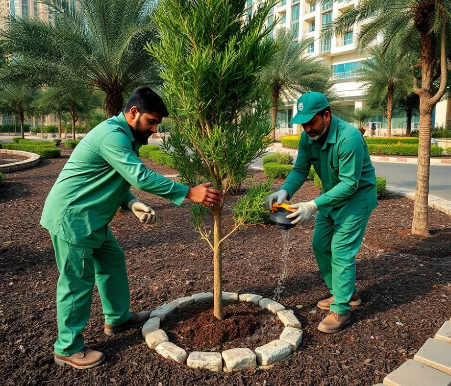 Get complete garden maintenance in Al Ghazal Abu Dhabi, including pruning, lawn care, planting, fertilization, irrigation and landscape improvements.