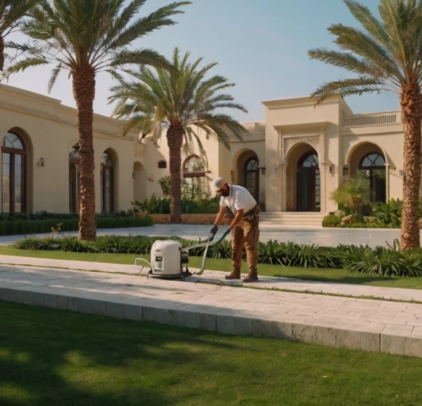 Professional landscaping in Baniyas Abu Dhabi – garden design, lawn care, and complete maintenance services for beautiful, sustainable outdoor spaces.