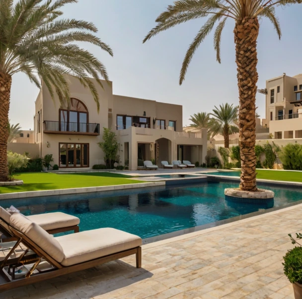 Luxury landscaping and gardening services in Dubai Marina Dubai for villas and homes with modern garden design and irrigation systems.