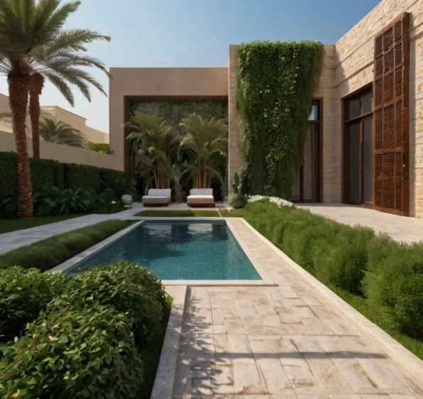 Expert Landscaping and Garden Design in Al Barsha Dubai Transform your outdoor space with professional landscaping in Al Barsha Dubai including garden design, hardscaping and pool landscaping services. 5