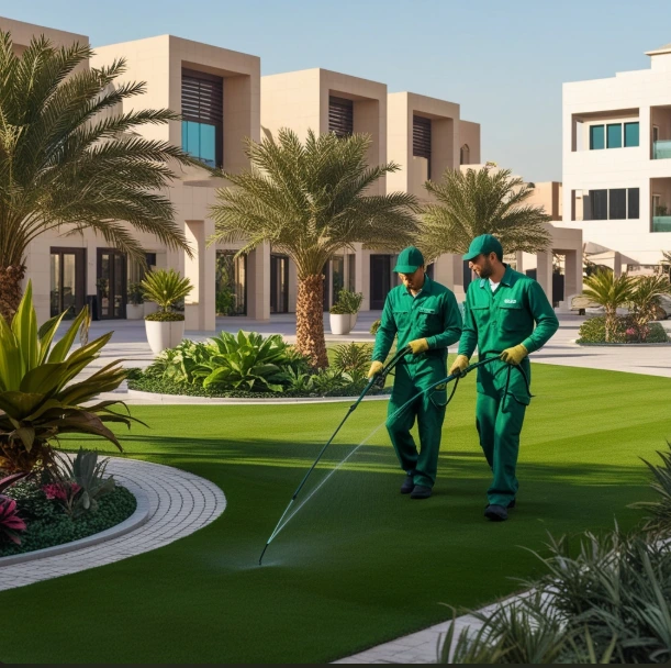 Luxury Villa Landscaping & Garden Services in Al Maqtaa Abu Dhabi Upgrade your villa garden with professional landscaping in Al Maqtaa Abu Dhabi. Artificial grass, irrigation systems, and poolside landscaping included.