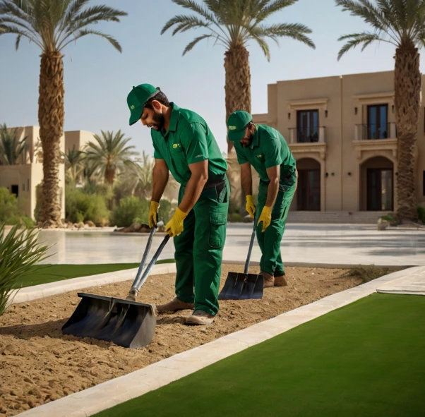 Transform your outdoor space with landscaping and gardening in Liwa Abu Dhabi. Pool landscaping, artificial grass, irrigation, and garden care.