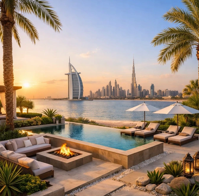 Garden Design & Landscaping Company Delma Island Abu Dhabi Transform outdoor spaces with landscaping and gardening in Delma Island Abu Dhabi. Pool landscaping, artificial grass, irrigation, and garden care.