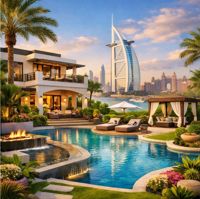 Professional landscaping and gardening in Ghayathi Abu Dhabi for villas and offices. Garden landscaping, irrigation services, and lawn care.