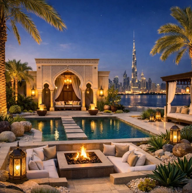 Upgrade your outdoor space with landscaping and gardening in Ghayathi Abu Dhabi. Villa landscaping, irrigation installation, and landscape care.